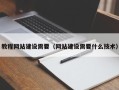 莱州教程网站建设需要（网站建设需要什么技术）